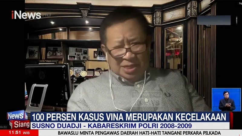 Eks Kabareskrim Susno Duadji Yakin Vina Cirebon Tewas Bukan Dibunuh, Begini Penjelasannya