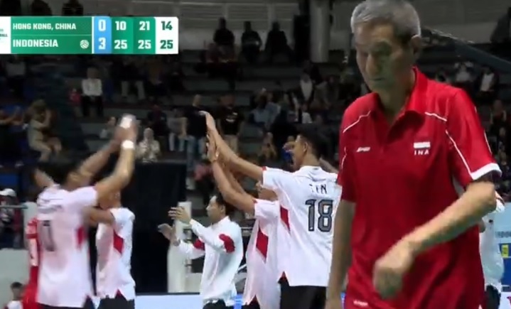 Hasil AVC Asian Men's U-20 Volleyball Championship 2024: Indonesia Libas Hong Kong
