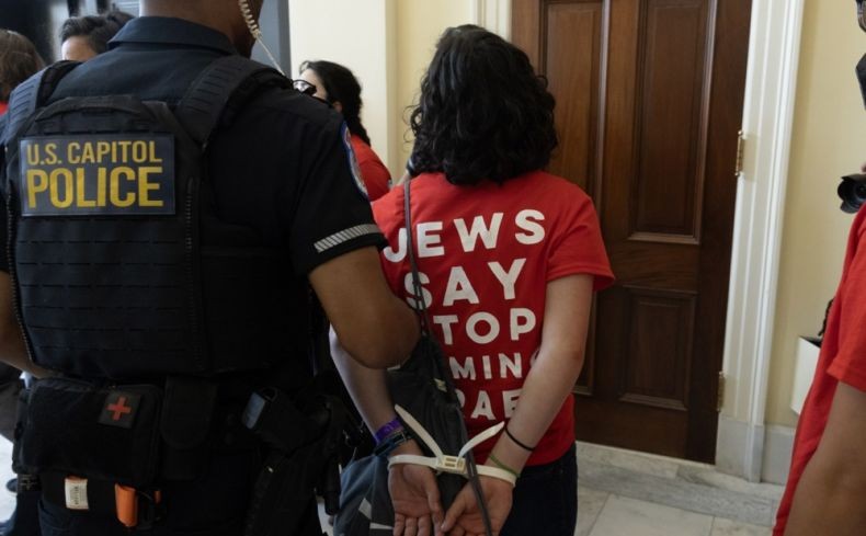 Demo Tolak Kunjungan PM Netanyahu di Gedung Kongres AS, 200 Demonstran Yahudi Ditangkap