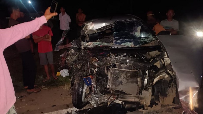 Kecelakaan Maut Mobil Tabrak Truk di Lampung Timur, Sopir Tewas 3 Penumpang Luka