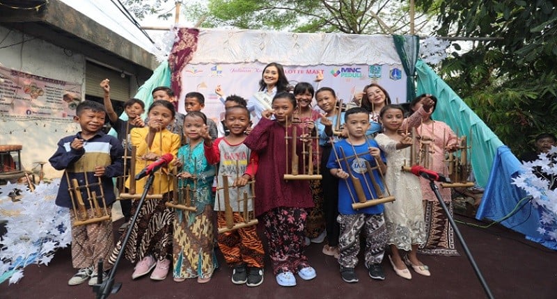 MNC Peduli bersama Miss Indonesia 2024 Rayakan Hari Anak Nasional di Taman Baca Sanggar Seni Trotora