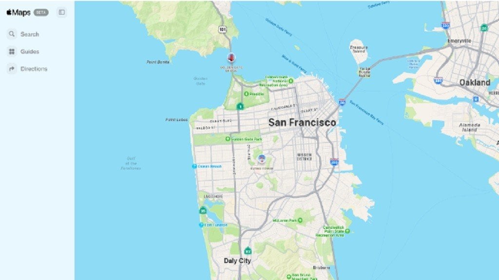 Saingi Google, Apple Maps Kini Tersedia di Web