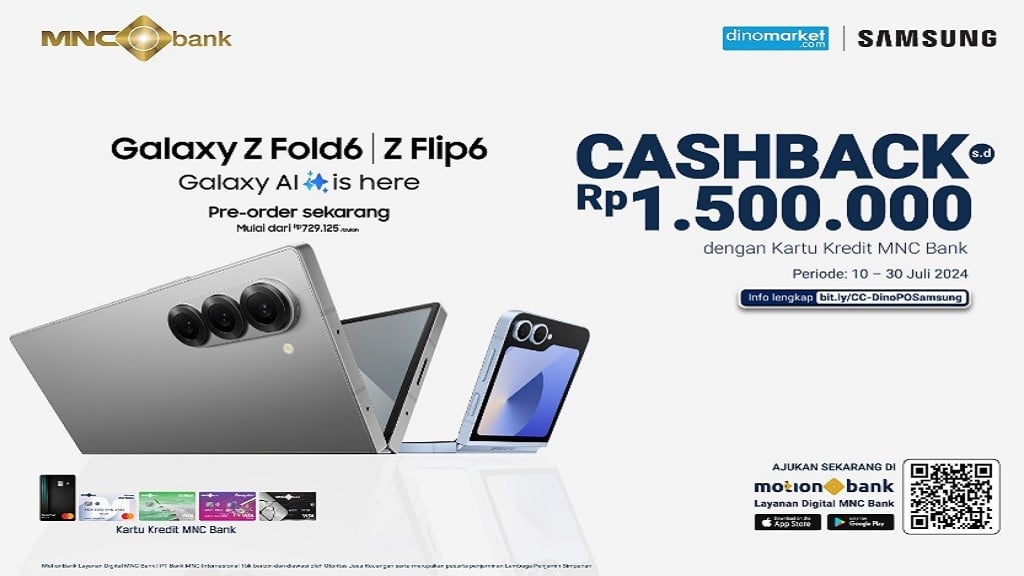 Cara Miliki Galaxy Z Fold 6 dan Galaxy Z Flip 6 dengan Cashback hingga Rp1.5 juta