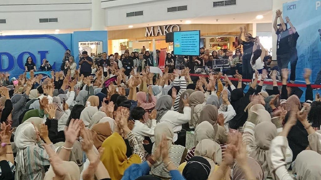 Warm Up Audisi Indonesian Idol 2024 Makassar Disambut Antusias Warga