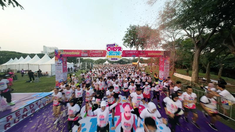 Jakarta Color Run Festival 2024 Sukses Taburkan Keceriaan yang Tak Terlupakan