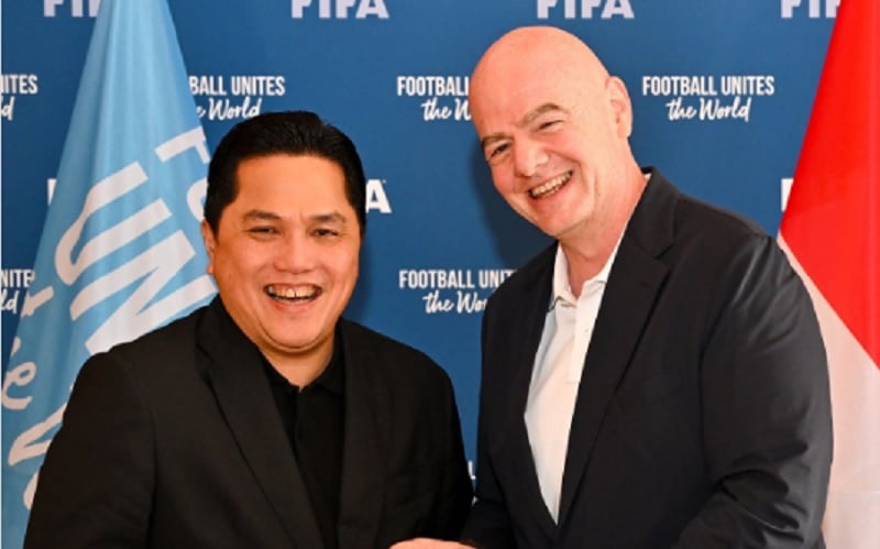 PSSI Raih Penghargaan FIFA Forward Gold, Erick Thohir: Momentum Baru Sepak Bola Indonesia