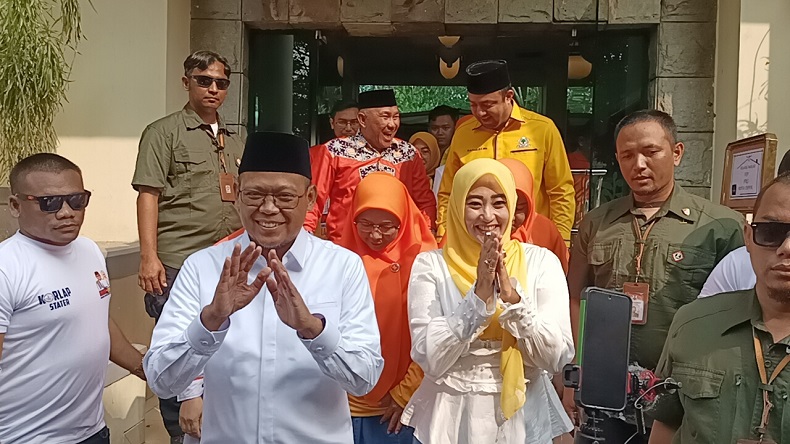 PKS dan Golkar Deklarasikan Imam-Ririn Arafiq Maju Pilkada Depok 2024