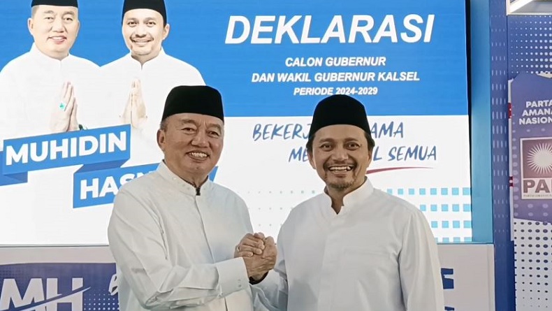 Muhidin-Hasnuryadi Deklarasi Maju Pilkada Kalsel, Misi Pebaikan Pembangunan Daerah