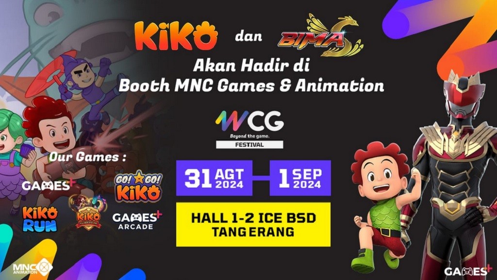 MNC Games & Animation Hadir di WCG Festival, Perkenalkan Game Baru dari Games+