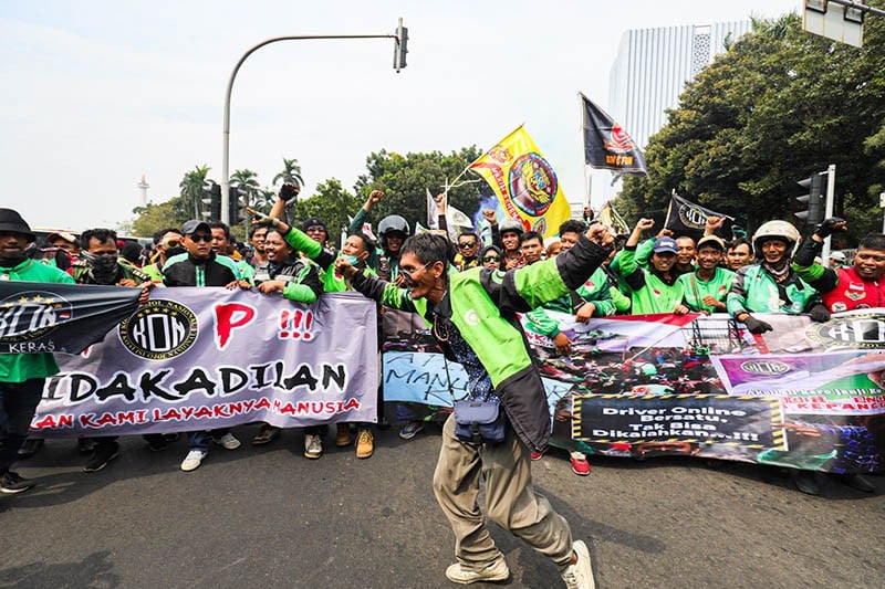 Ribuan Ojol hingga Driver Taksi Online Offbid dan Demo Besok, Ini Tuntutannya