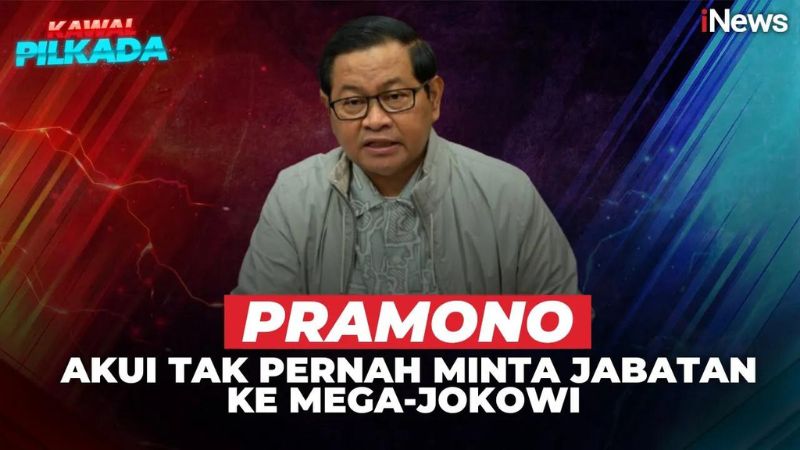 Akui Selalu Berada di 'Dapur', Pramono: Saya Tak Pernah Minta Jabatan ke Mega-Jokowi 