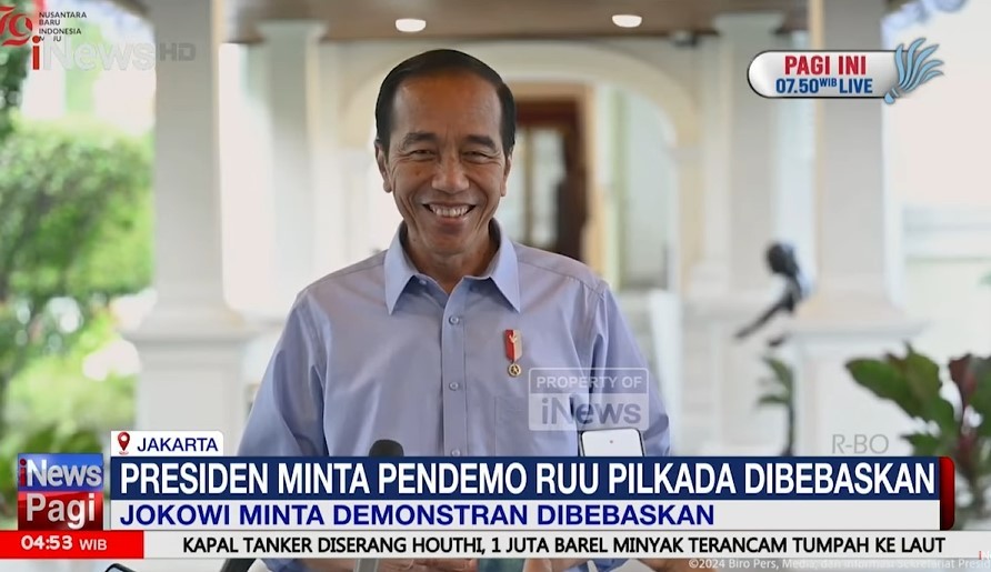 Presiden Minta Demonstran yang Masih Ditahan Segera Dibebaskan