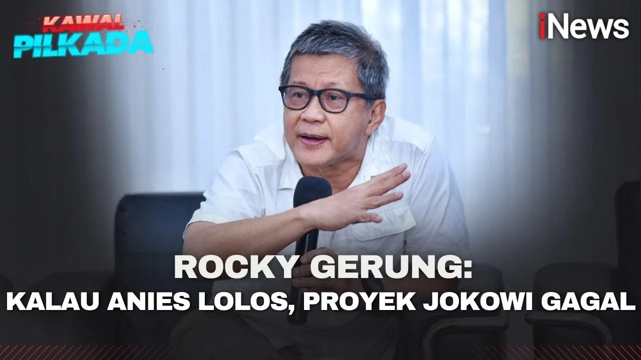 Rocky Gerung Sebut Anies Baswedan Sengaja Dijegal di Pilkada 2024