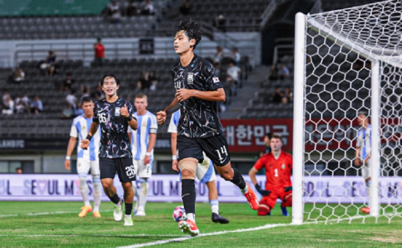 Ikuti Jejak Indonesia, Timnas Korsel U-20 Kalahkan Argentina di Seoul Earth On Us Cup 2024