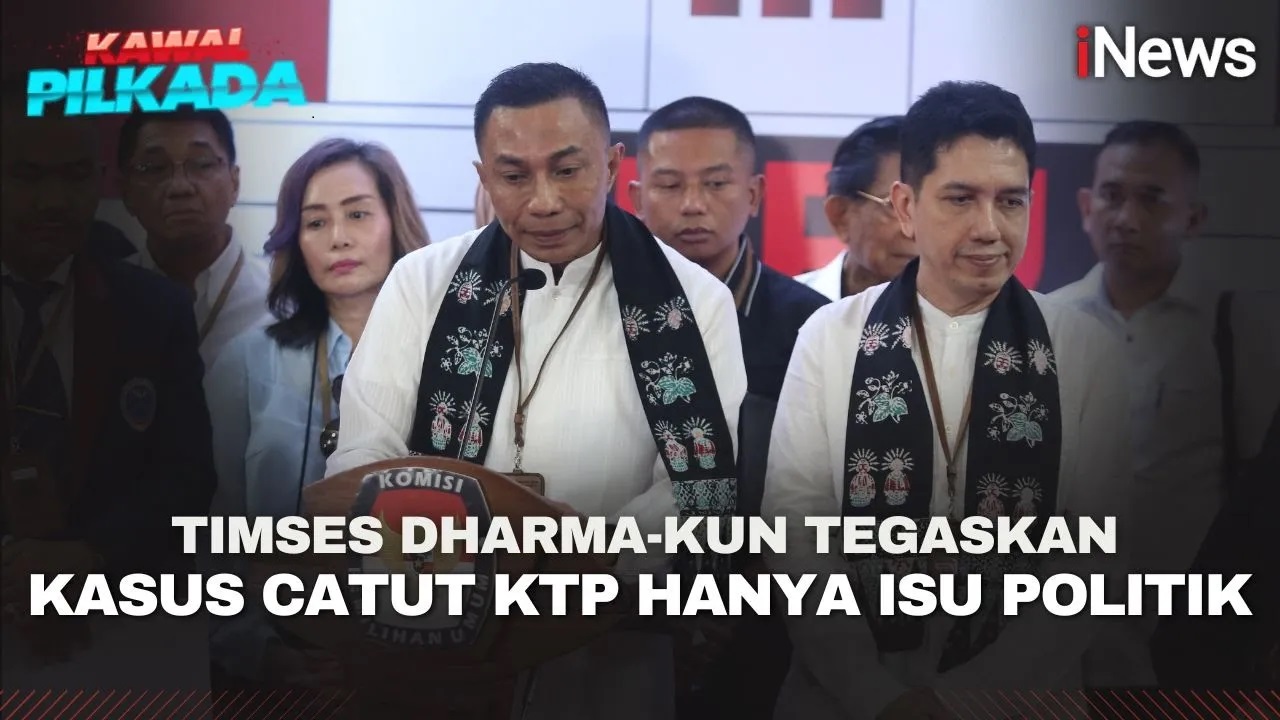 Dharma-Kun Dinyatakan Tak Terbukti Catut KTP, Timses: Itu Hanya Isu Politik!