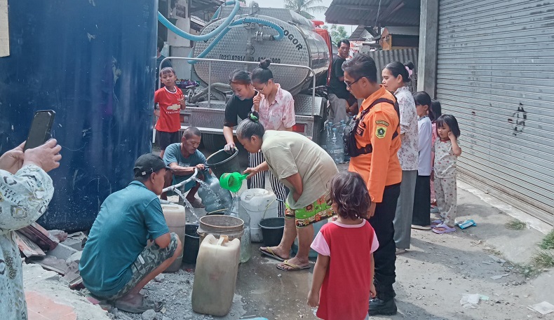 Kekeringan, 1.847 Warga Jonggol Bogor Kesulitan Air Bersih