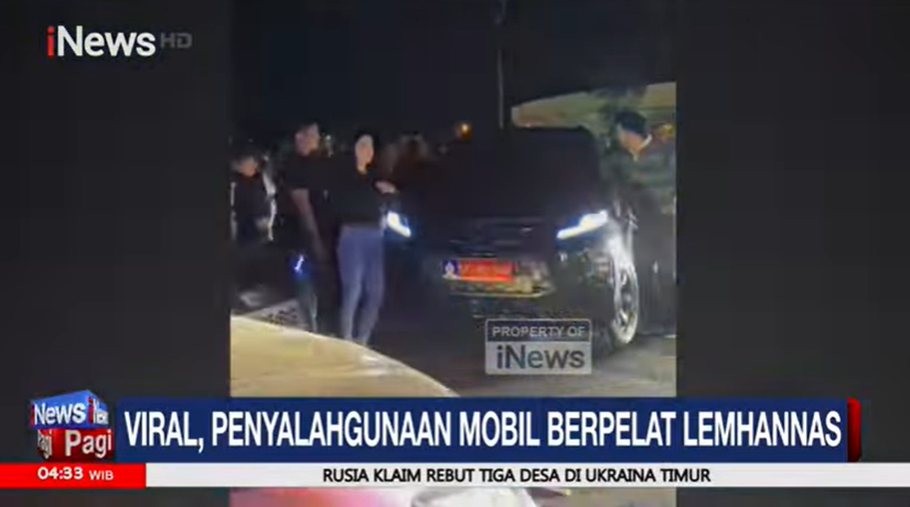 Viral Mobil Berpelat Lemhannas Dipakai Diesel War di Malang