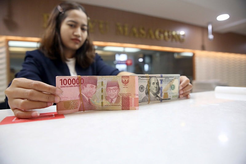 Rupiah Hari Ini Ditutup Terkoreksi 62 Poin ke Rp15.646 per Dolar AS