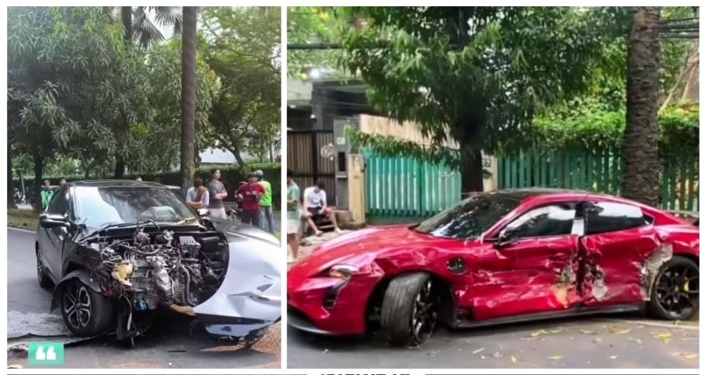 Viral Porsche Ringsek Tertabrak Honda HR-V, Netizen Meringis: Kerja Seumur Hidup Itu