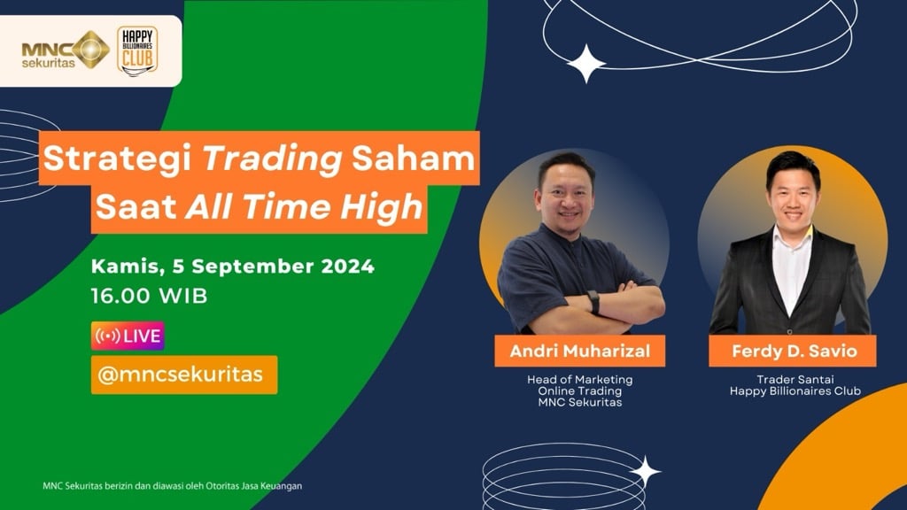 Ikuti IG Live MNC Sekuritas “Strategi Trading Saat All Time High” Sore Ini!   