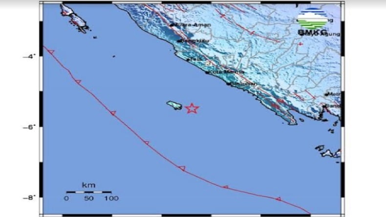 Gempa Hari Ini M5,6 Guncang Enggano Bengkulu, Terasa di Kepahiang hingga Pesisir Barat