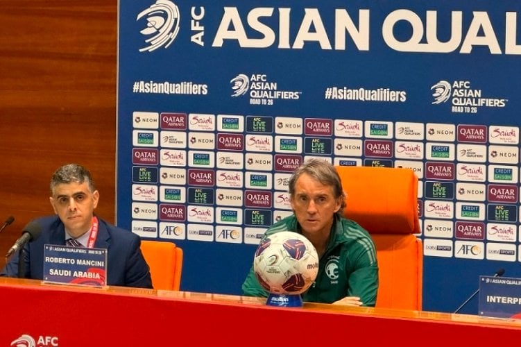 Roberto Mancini Masih Kepikiran Pemain Arab Saudi Gagal Penalti Vs Indonesia Sampai Sekarang