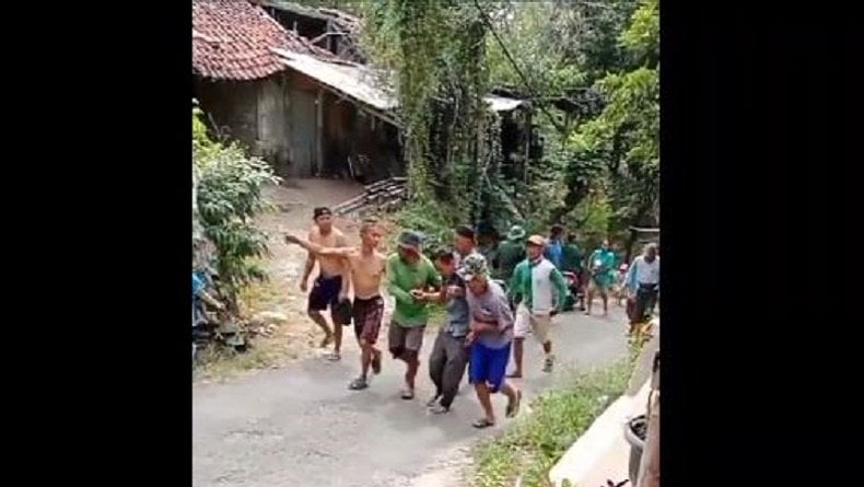 Viral Pencuri Kambing Ditangkap Warga Majalengka, Diamuk hingga Diarak di Jalan