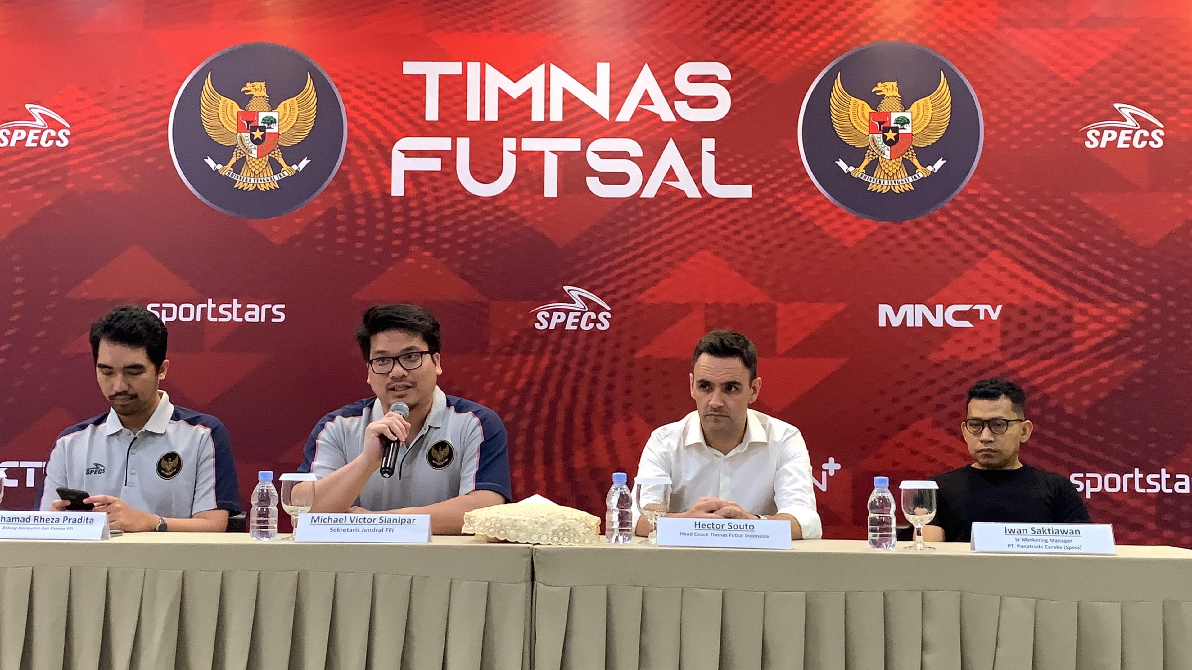 Hector Souto Resmi Diperkenalkan Sebagai Pelatih Timnas Futsal Indonesia