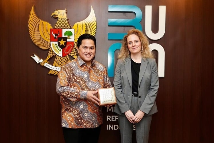 Erick Thohir Bertemu Bos TikTok, Bahas Strategi Peningkatan Ekonomi Digital RI