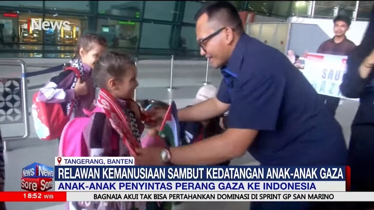 Sejumlah Anak Penyintas Perang Gaza Tiba di Indonesia