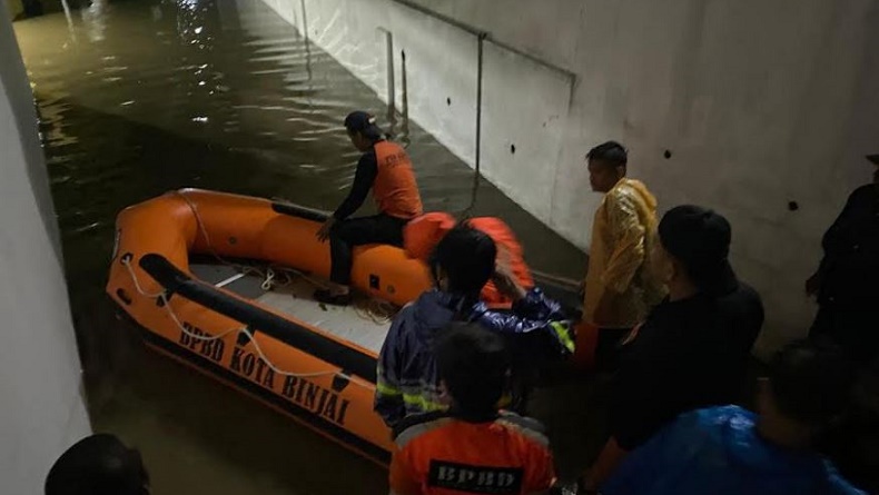 Banjir 1 Meter Landa Binjai akibat 3 Sungai Meluap, BNPB: 2.231 Jiwa Terdampak