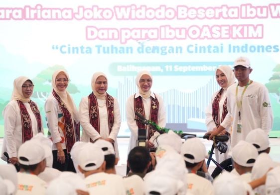 Iriana Jokowi Gandeng OASE KIM Gaungkan Moderasi Beragama ke Pelajar di Balikpapan