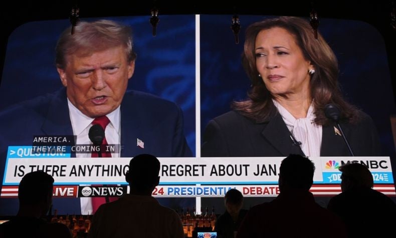 Donald Trump Kapok Debat dengan Kamala Harris