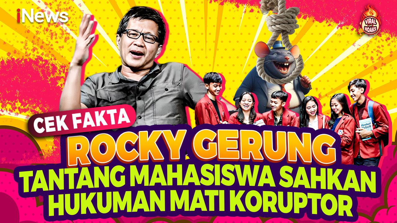  Benarkah Rocky Gerung Tantang Mahasiswa Sahkan Hukuman Mati Koruptor? Cek Faktanya 