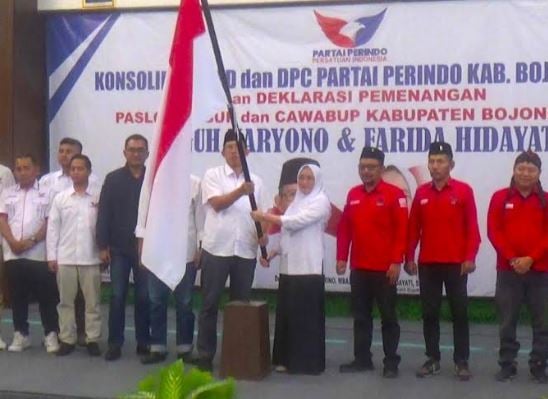 Tak Gentar Hadapi Koalisi Besar, Perindo Dukung Teguh-Farida di Pilkada Bojonegoro