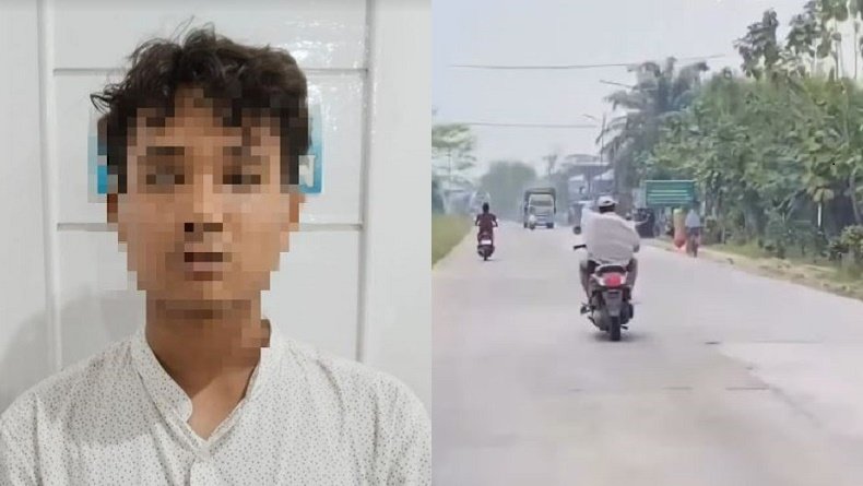 Viral Pemuda di Serang Masturbasi ke Pemotor Perempuan, Ini Tampangnya