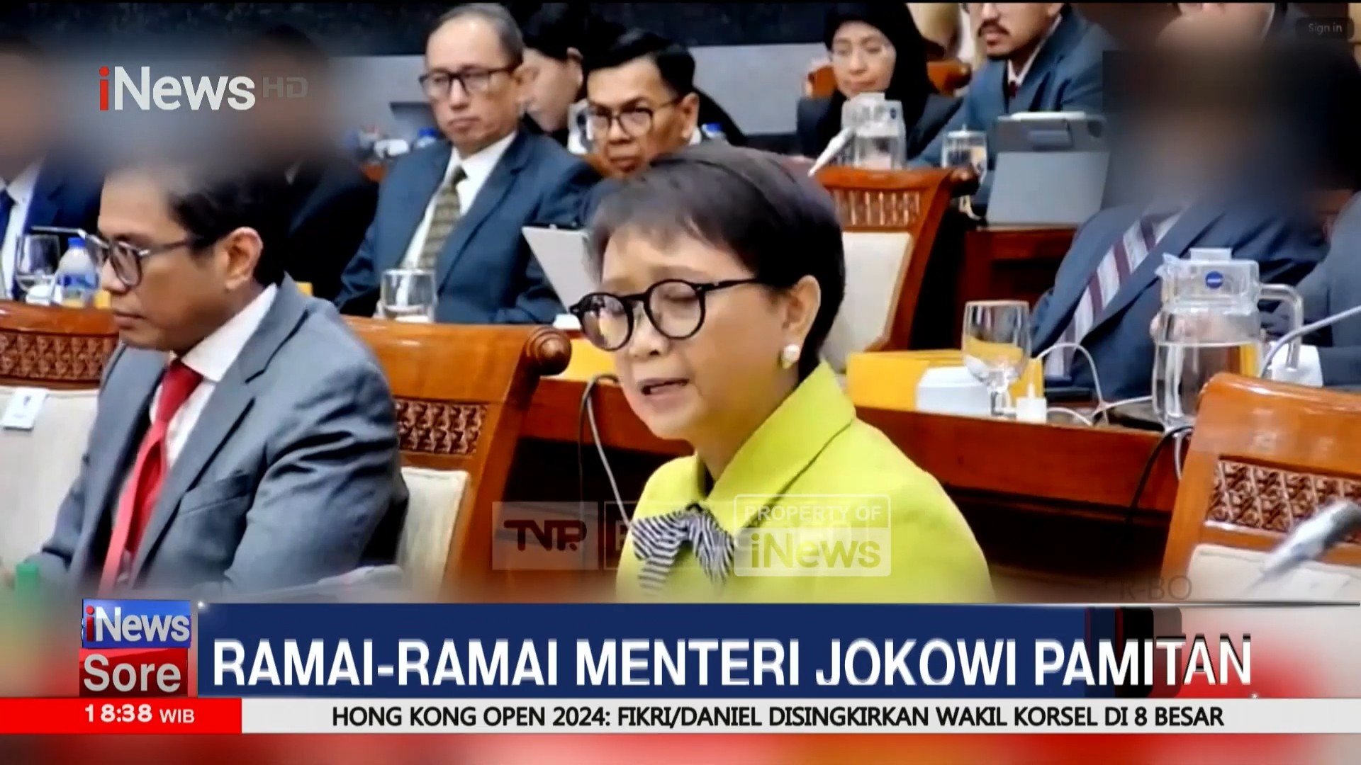 Ramai-ramai Menteri Kabinet Indonesia Maju Jokowi Pamitan