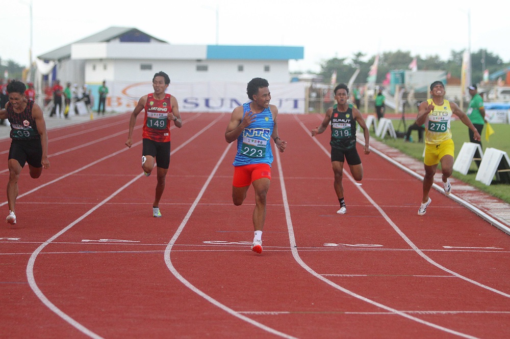 Hasil PON 2024: Pecahkan Rekor yang Bertahan 35 Tahun, Muhammad Zohri Raih Emas Nomor 200m Putra