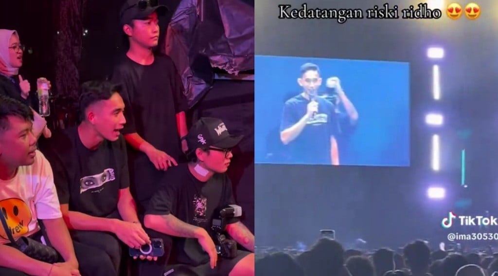 Viral Rizky Ridho Ambyar saat Nonton Konser Guyon Waton, Netizen: Pesona Mas-Mas Jawa!