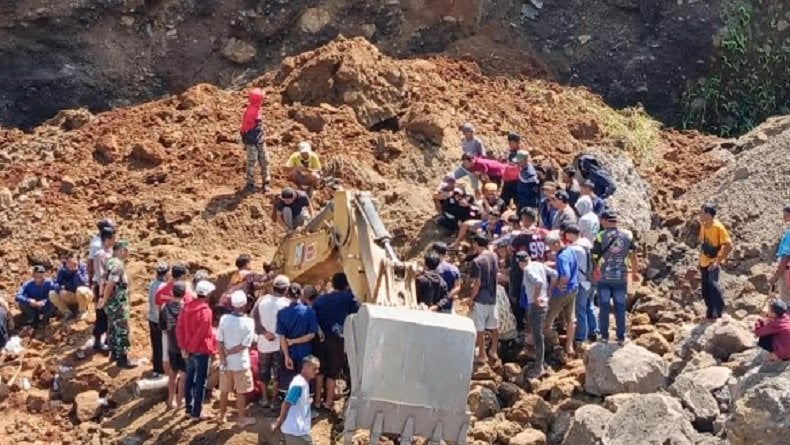 Tebing Galian Pasir Longsor di Cianjur, Alat Berat dan Operator Tewas Tertimbun