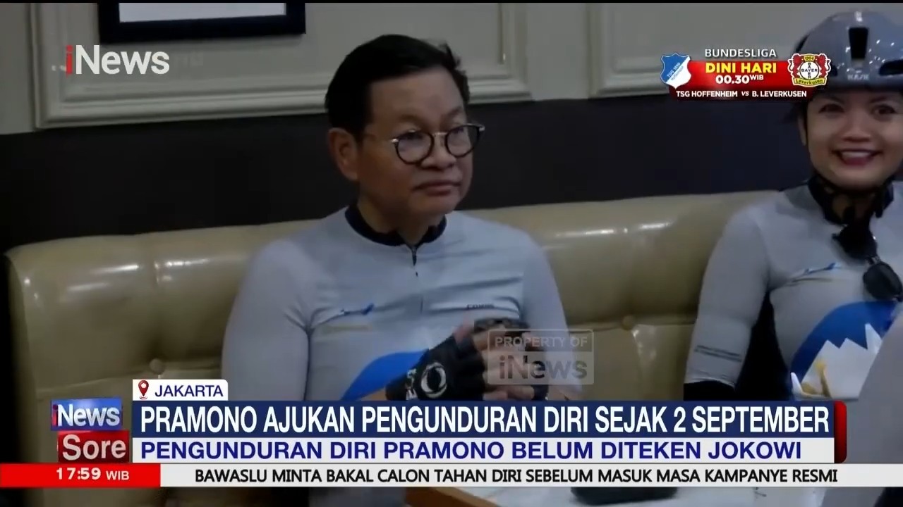 Pramono Yakin Jokowi Teken Surat Pengunduran Dirinya saat Ditetapkan Jadi Cagub