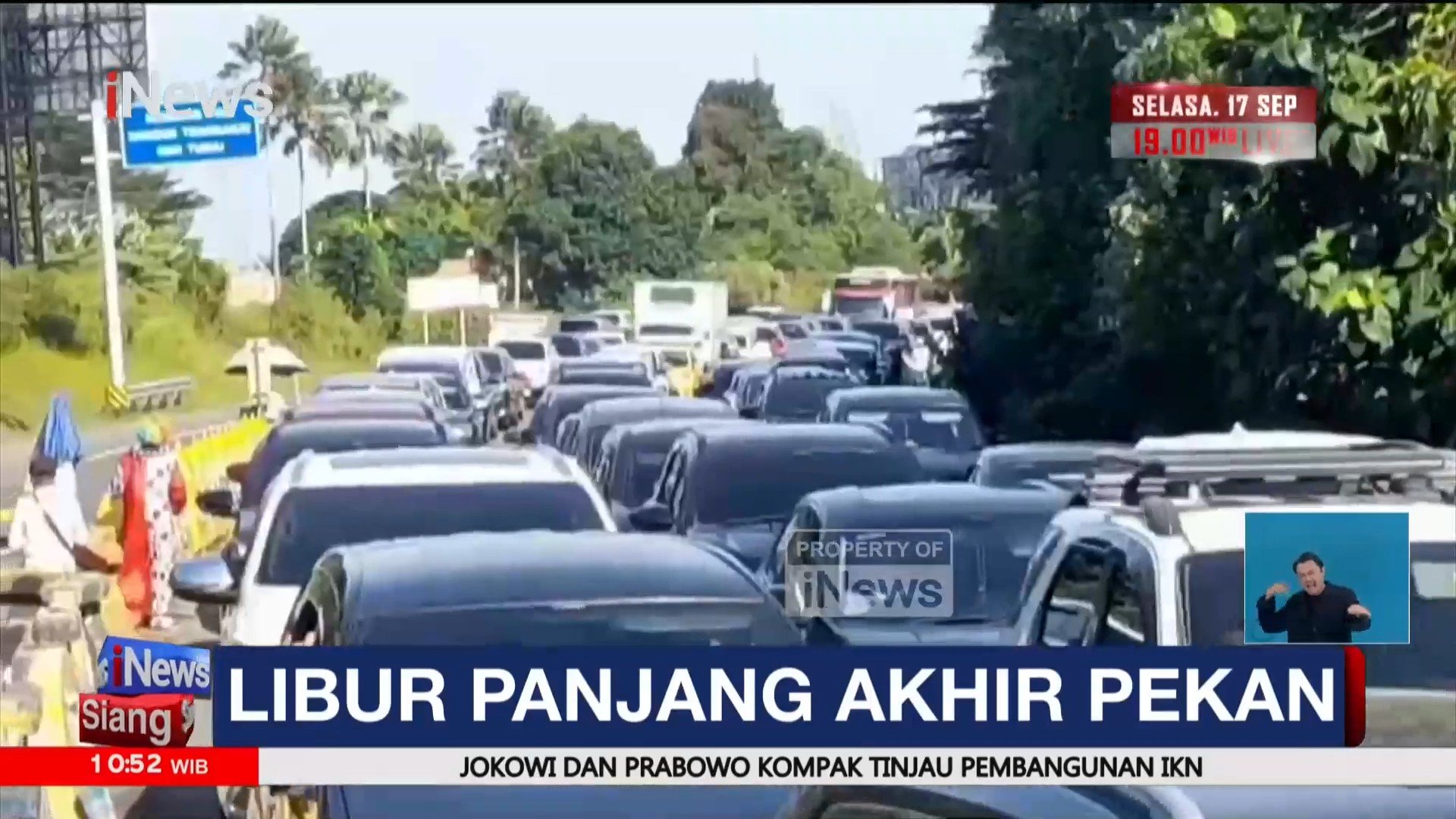 Libur Panjang Akhir Pekan, Antrean Kendaraan Terjadi di Simpang Gadog