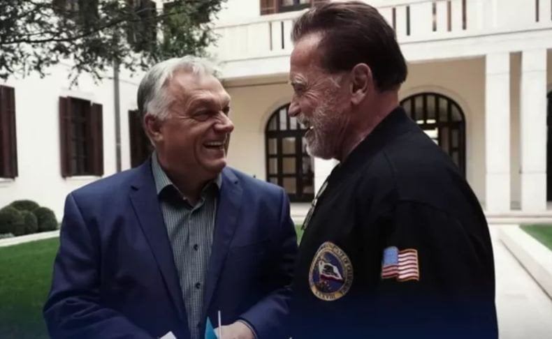 Ketika PM Hongaria Viktor Orban Ajak Arnold Schwarzenegger Nge-Gym