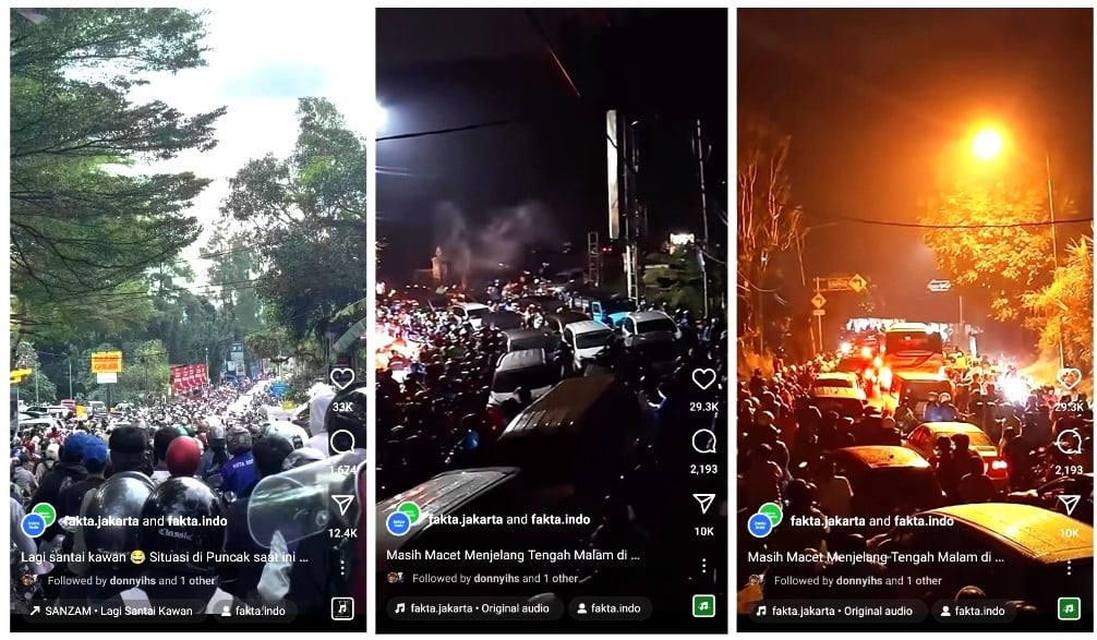 Viral Puncak Bogor Macet Parah hingga Tengah Malam sebabkan Seorang Wisatawan Meninggal