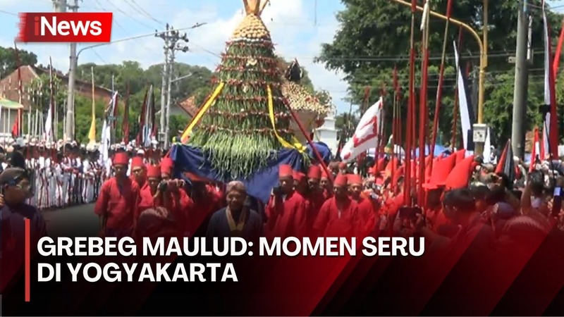  Grebeg Maulud, Ribuan Warga Yogyakarta Berebut Gunungan Penuh Berkah