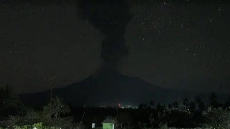 Gunung Lewotobi Laki-Laki 3 Kali Erupsi Hari Ini, Tinggi Kolom Abu Capai 1.000 Km