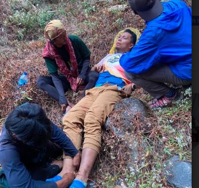 WNA Malaysia Jatuh ke Tebing 15 Meter saat Daki Gunung Rinjani, Begini Kondisinya