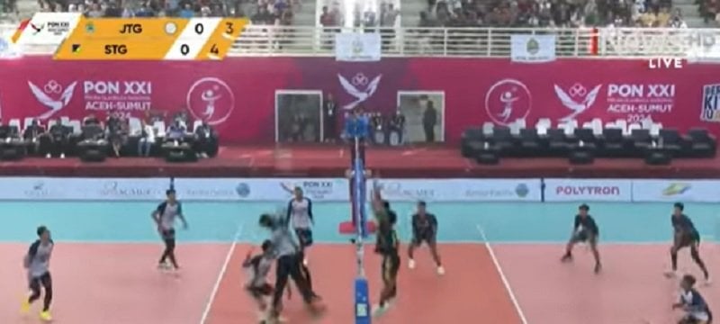 Hasil Voli Putra PON 2024: Jawa Tengah Tembus Semifinal usai Bantai Sulteng 