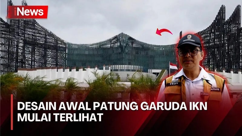 Patung Garuda di IKN Mulai Berubah Warna Hijau, Proses Oksidasi Dipercepat