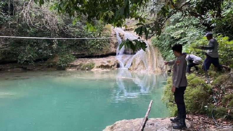 2 Wisatawan Hanyut di Sungai Coban Kedung Darmo Malang, 1 Selamat 1 Hilang